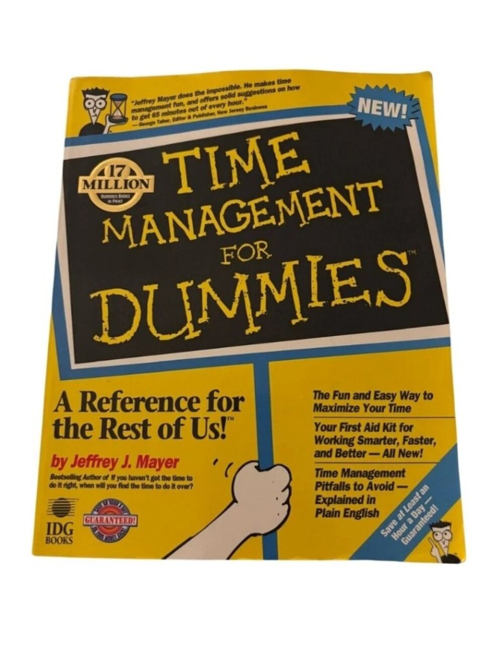 Time Management for Dummies by Jeffrey J. Mayer (1995, Trade Paperback)